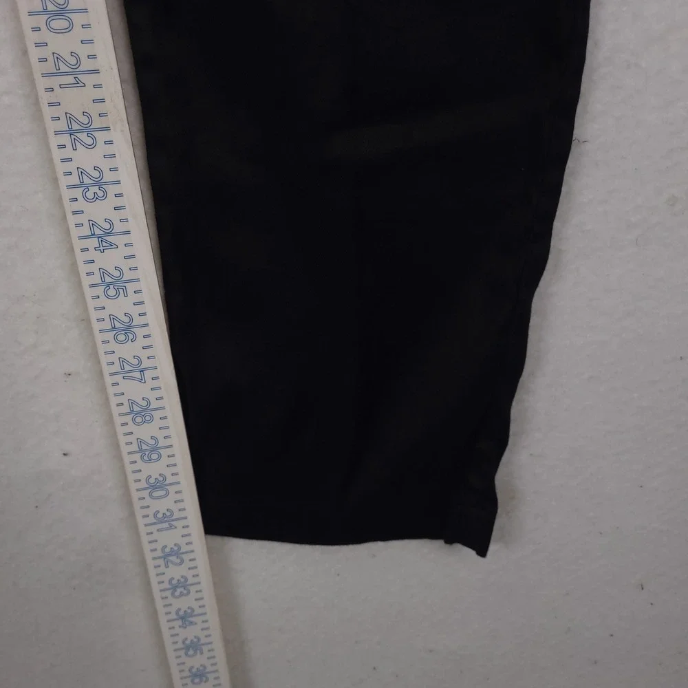 Tommy Bahama Linen Blend Pants Mens 1XLB Black Drawstring Beach Resort Trousers